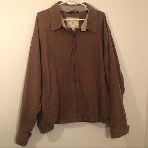 Aberdeen Collection Jacket Men’s XXL  Full Zip   Tan